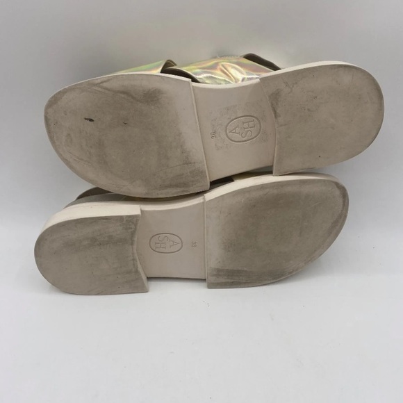 Ash Womens Sue Crossover Metallic Leather Sandals Size 8 (EU 38) - Picture 7 of 7